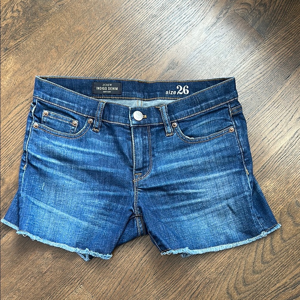 J.Crew Blue Denim Cutoff Jean Shorts